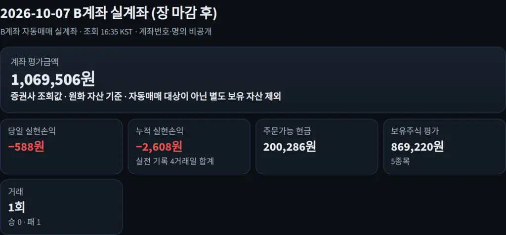 2026-10-07 실제 계좌 인증 화면(개인정보는 가림)